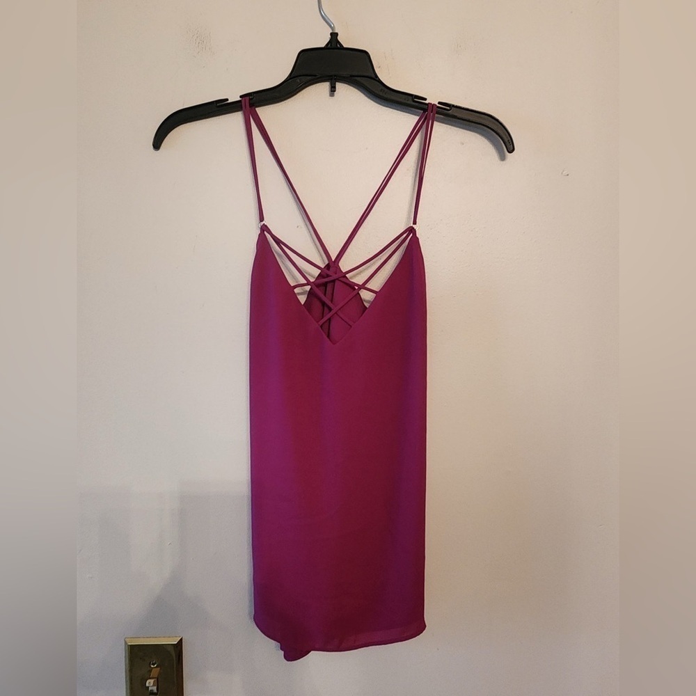 Express pink tank top size womens xs